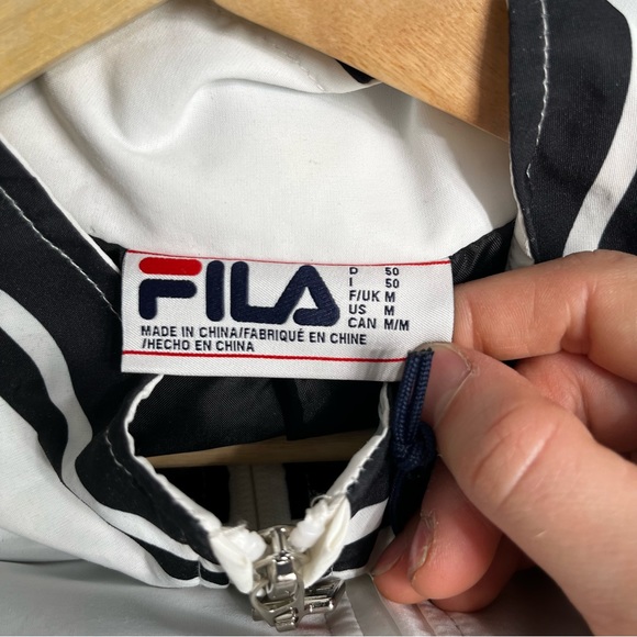 FILA UO Exclusive Navigator Racing Windbreaker Jacket - Picture 6 of 7